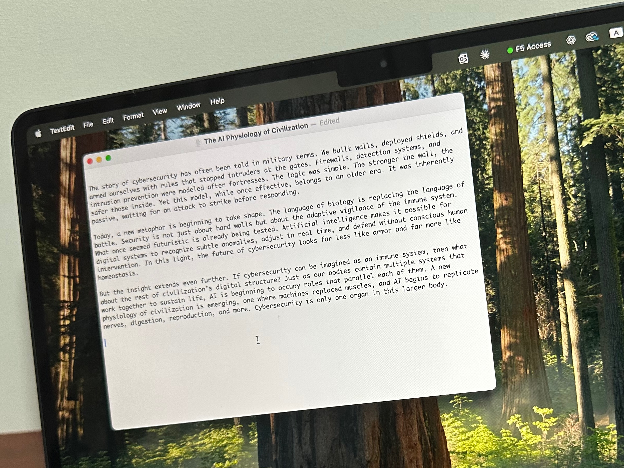 The House Built by Writing